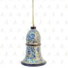 Paper Mache Christmas Decoration - Blue Bell